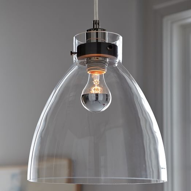 glass shade pendant