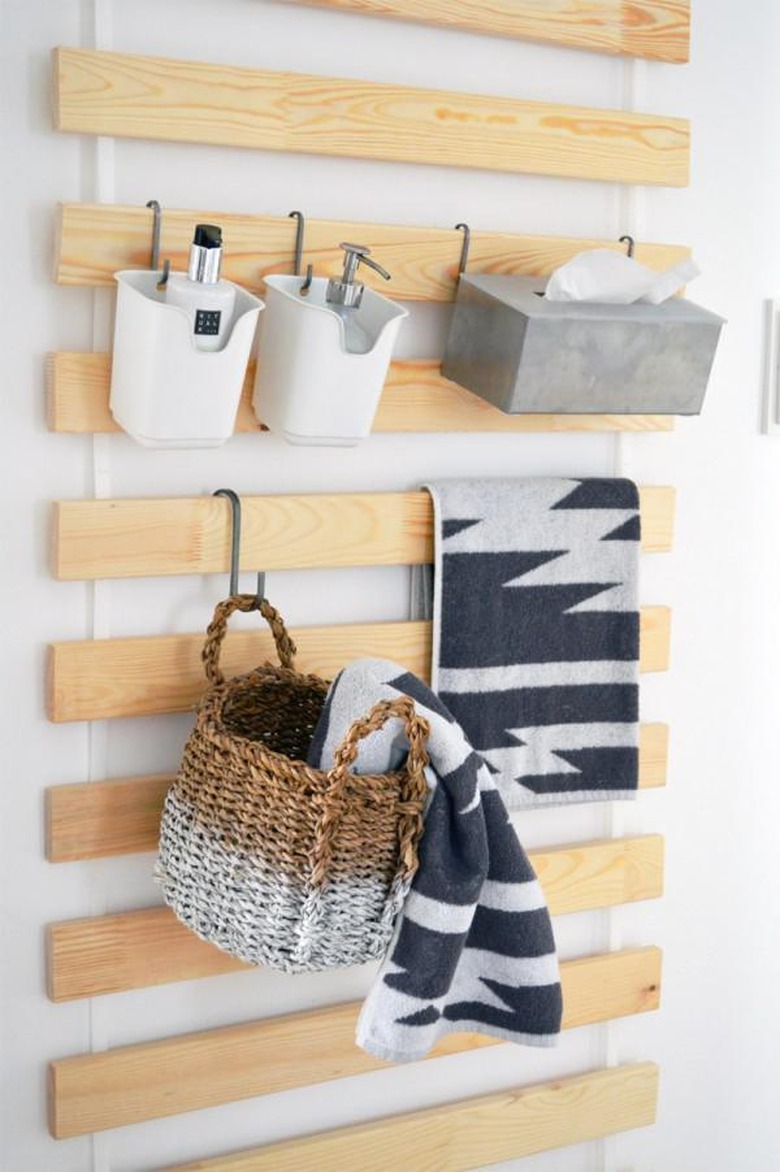 bed slats ikea hack storage