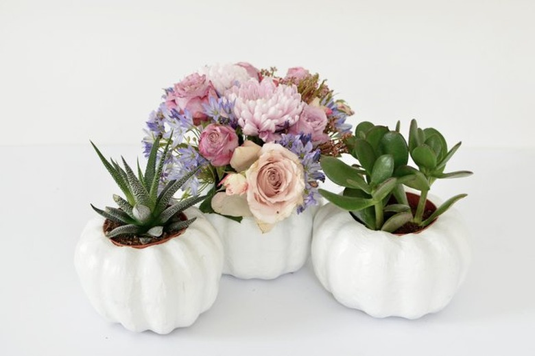 craft pumpkins centerpiece