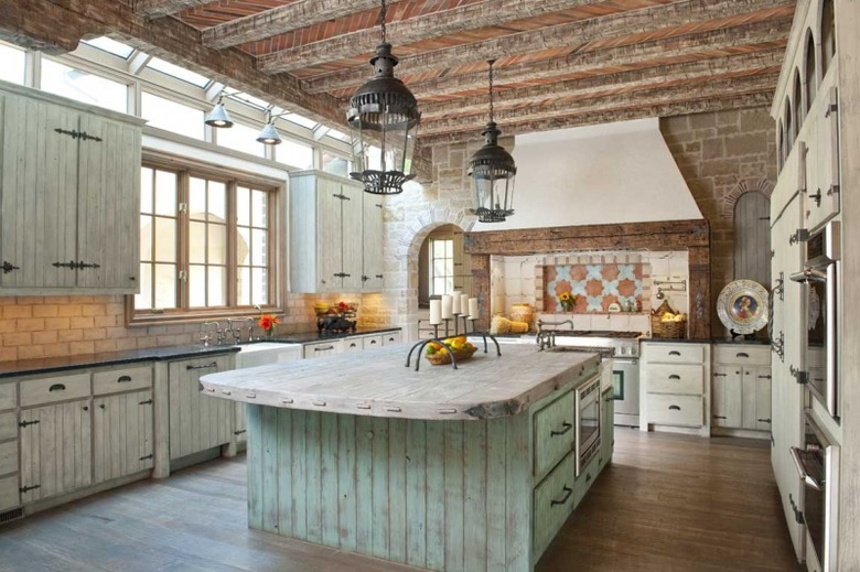 airy spacious italian kitchen