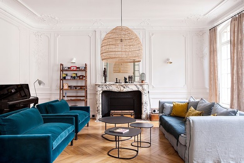 classic parisian living room