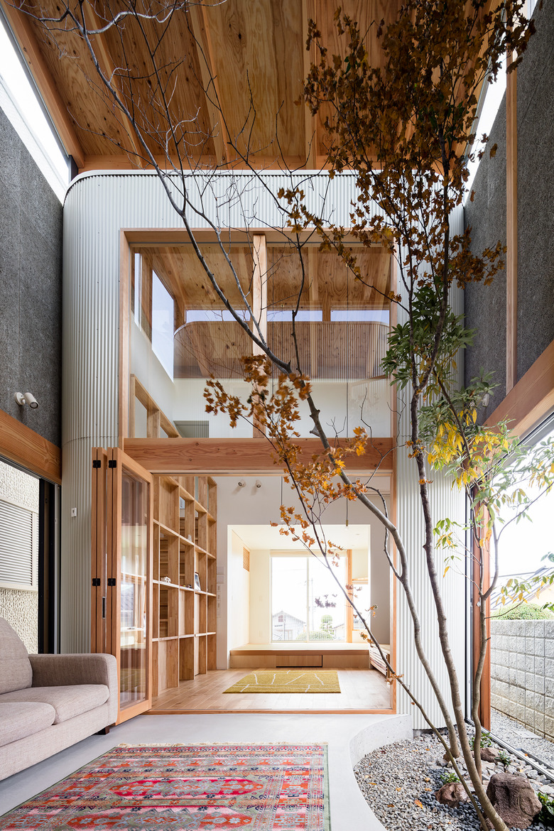 Japanese minimalist living room