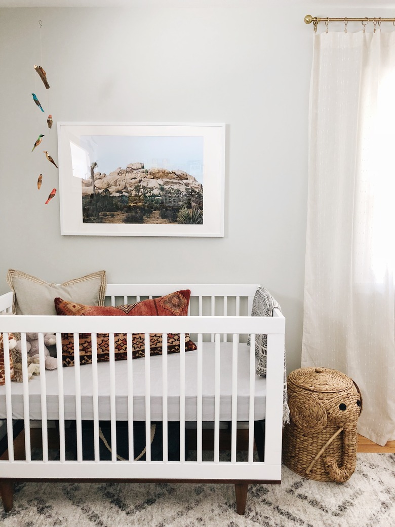 gray baby nursery