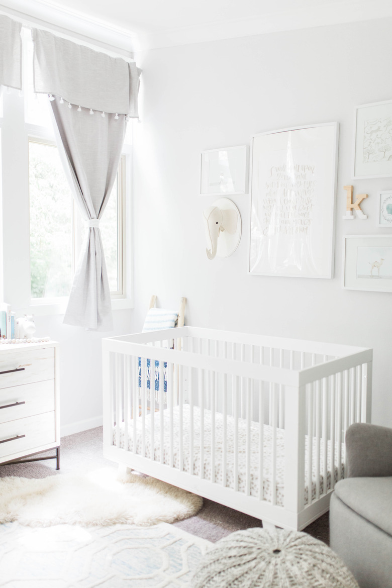 light gray nursery