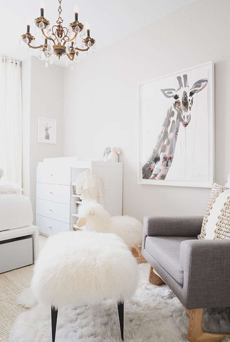 gray baby nursery