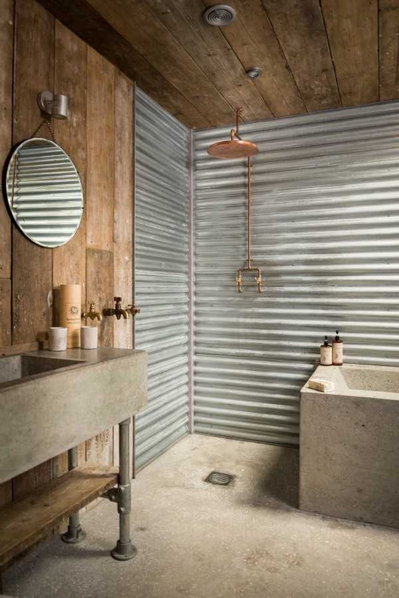 rustic bathroom idea