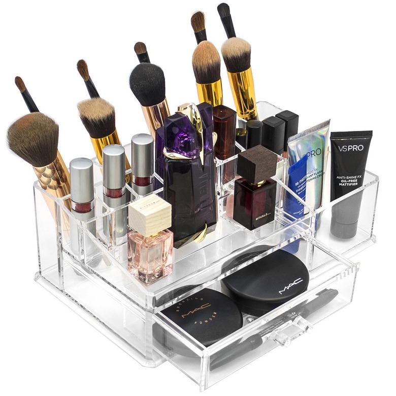 Sorbus Acrylic Cosmetics and Jewelry Storage Case