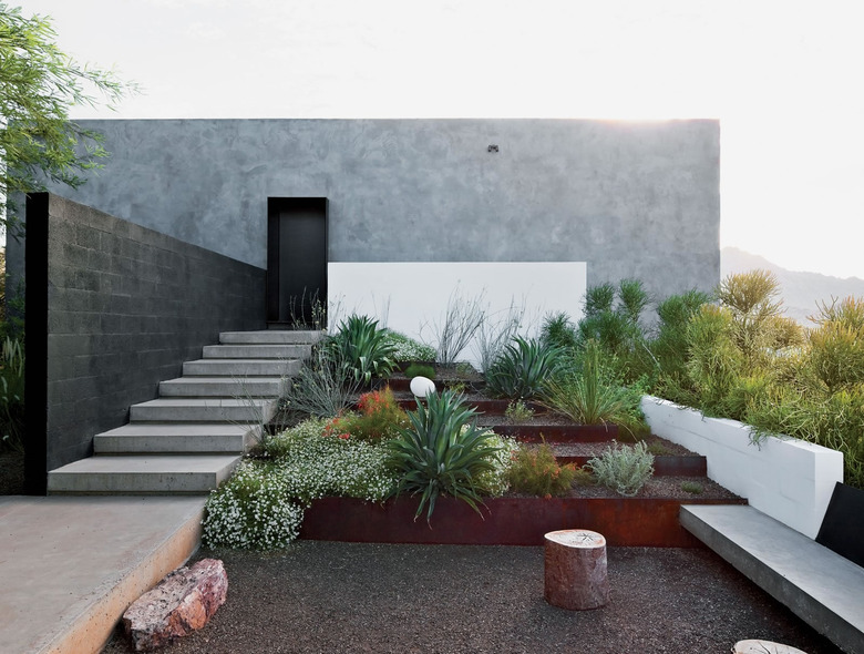 desert plants to use when landscaping wendell burnett architects private burnett house