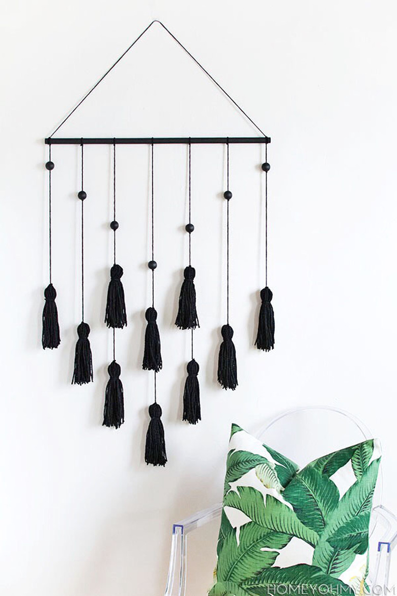 Modern Tassel Wall Hanging DIY