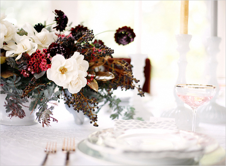 Christmas floral arrangement