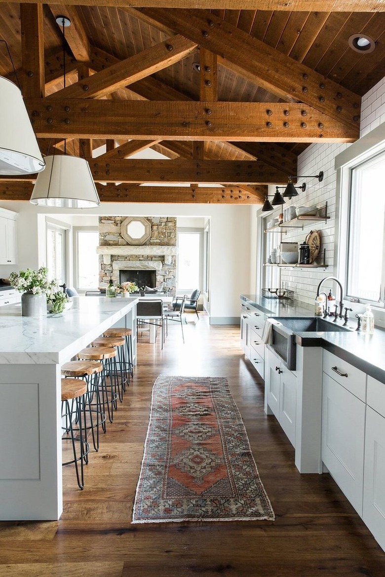 wood beam ceiling