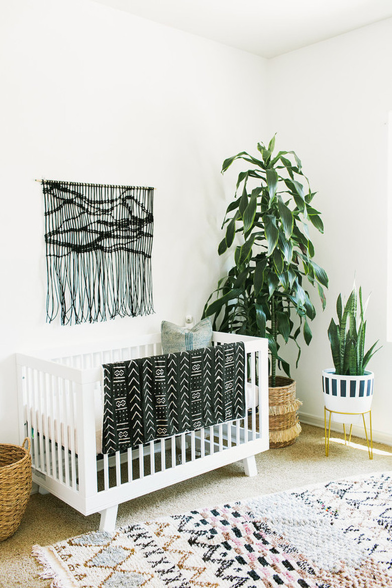 textured linens nursery