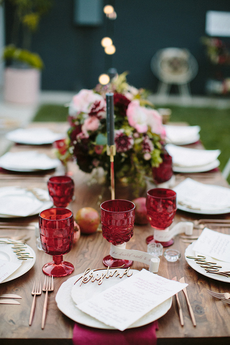 Christmas tablescape