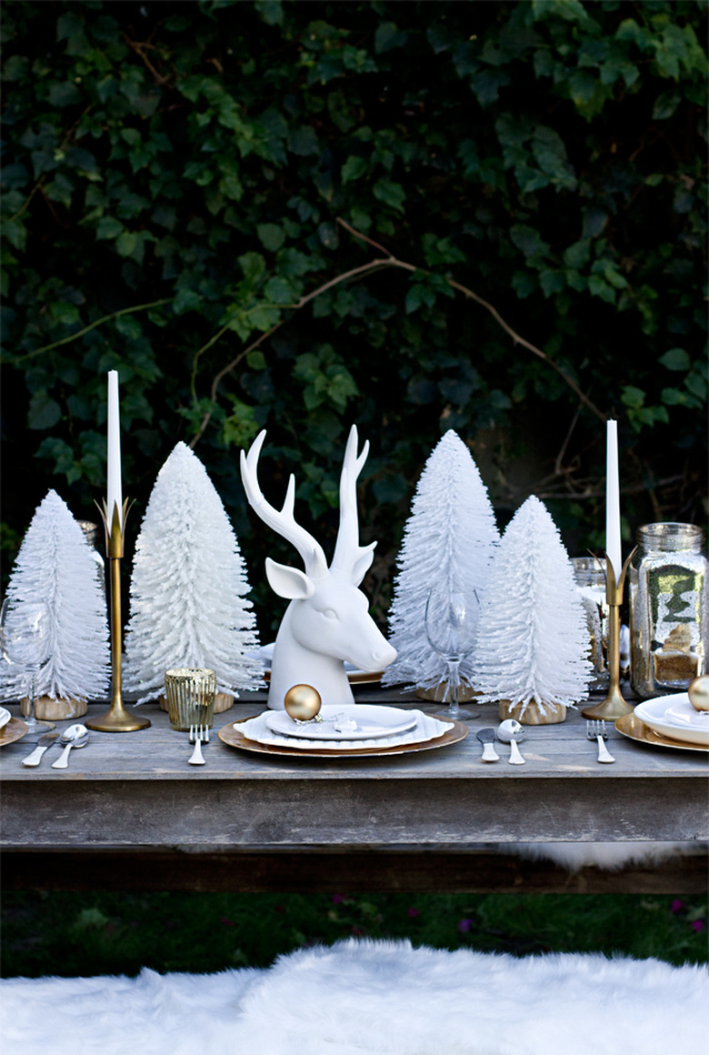 Christmas tablescape