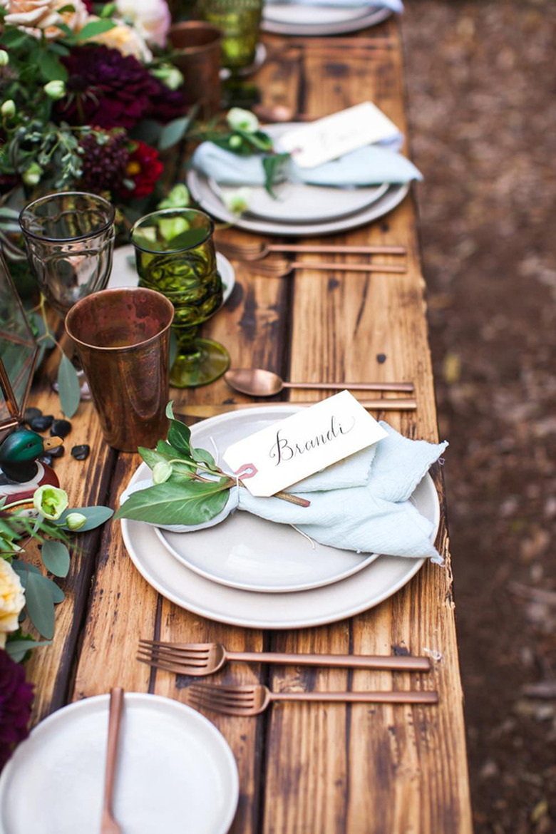 Christmas tablescape