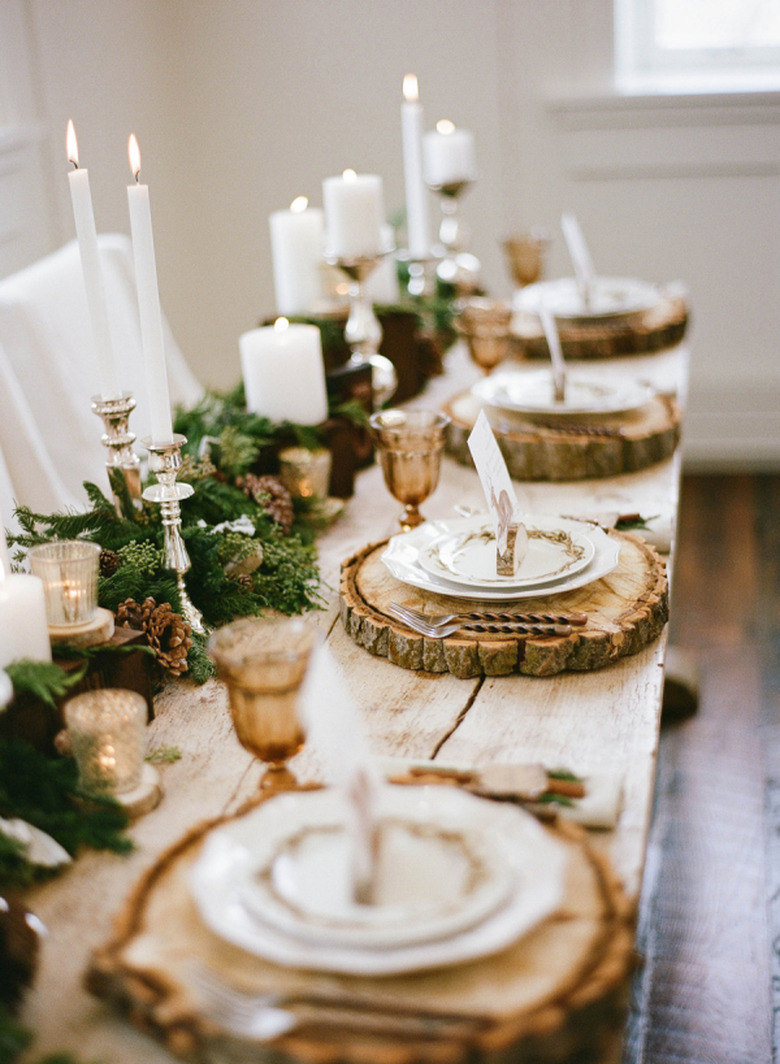 Christmas tablescape