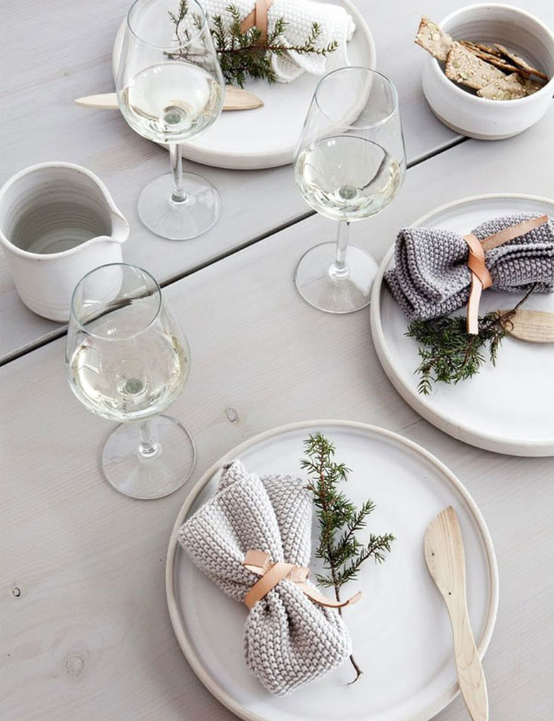 Christmas tablescape