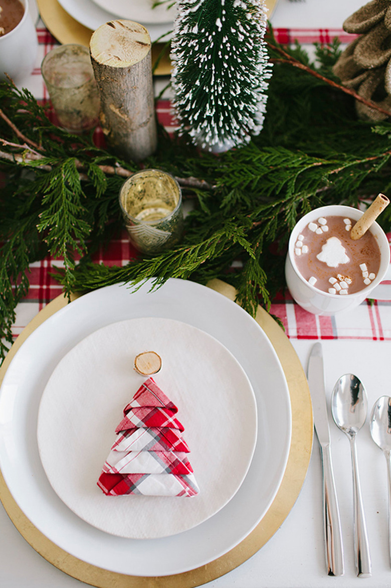 Christmas tablescape