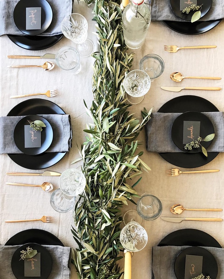 Christmas tablescape