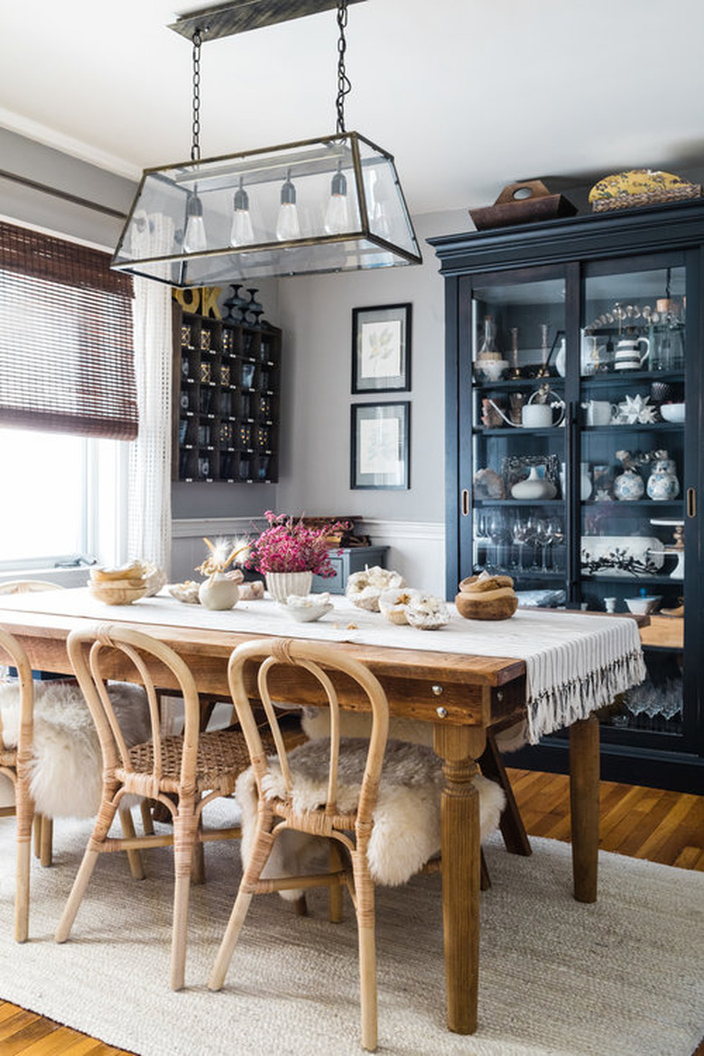 rustic dining room