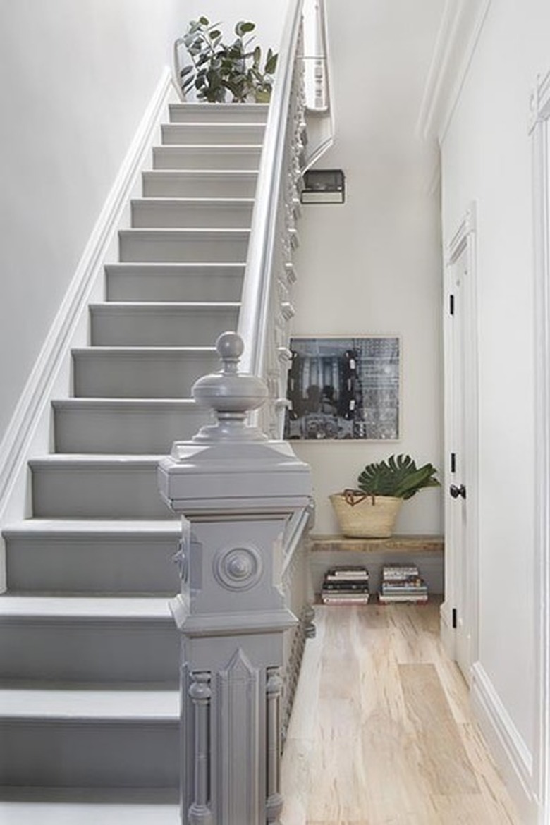 gray stairs