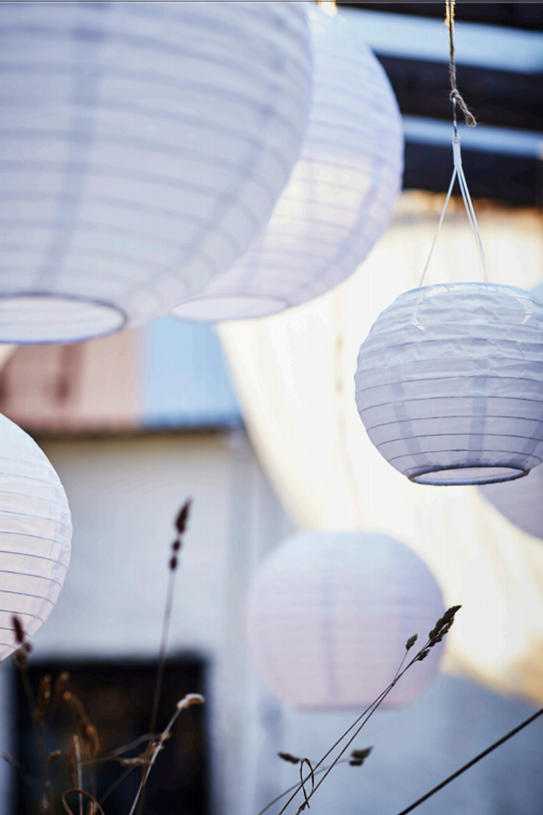 solar-powered lanterns