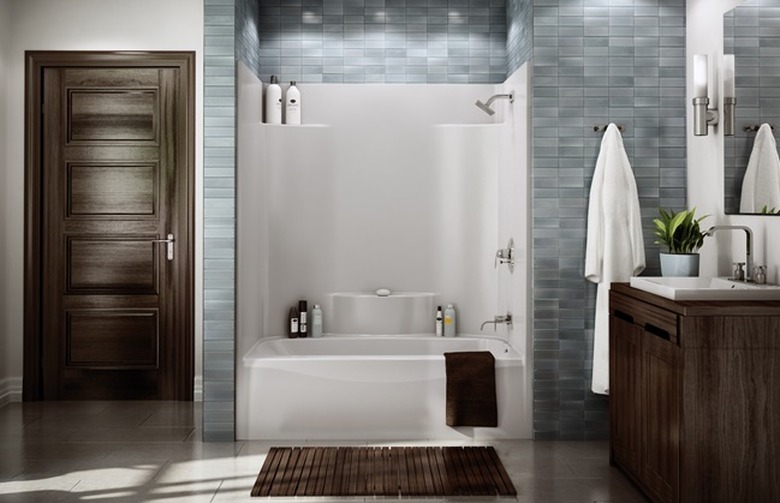 Aker by Maax Alcove TS Series One-Piece Tub Shower