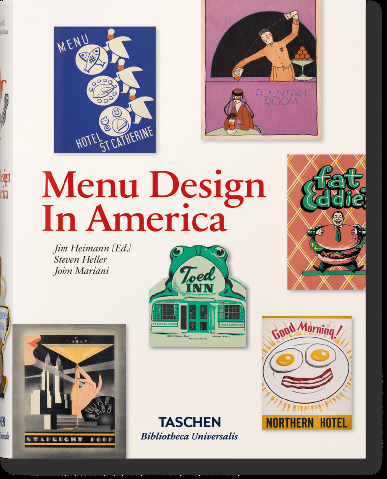 menu design in america