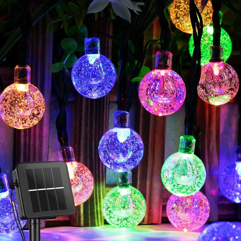 amazon Brightown Multicolor Solar String Outdoor Lights