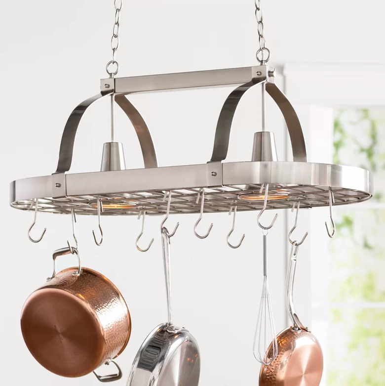 darby home kitchen pot rack