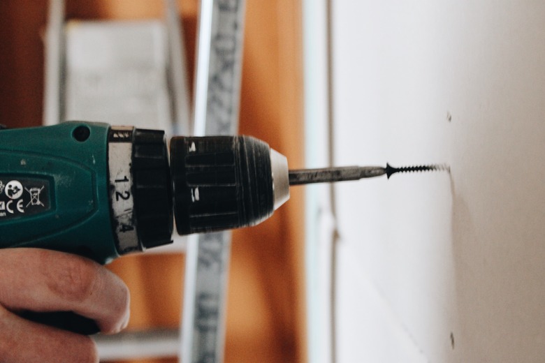 drilling into plaster walls