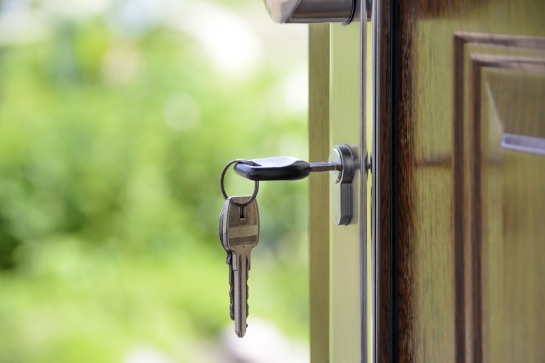 keys in an open door