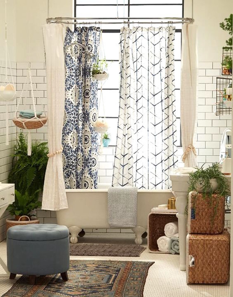 bohemian bathroom