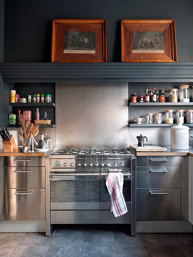 stainless steel kitchen