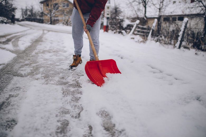 Snow cleaning day.