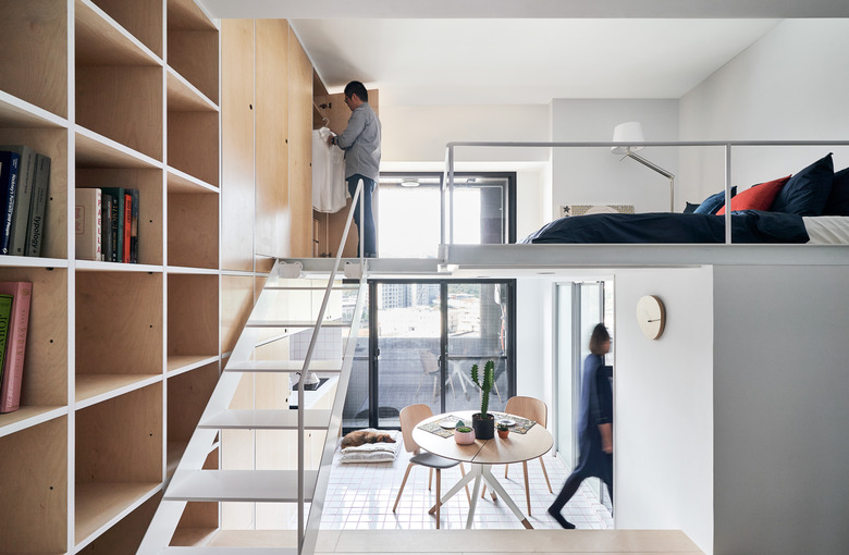 small multilevel apartment