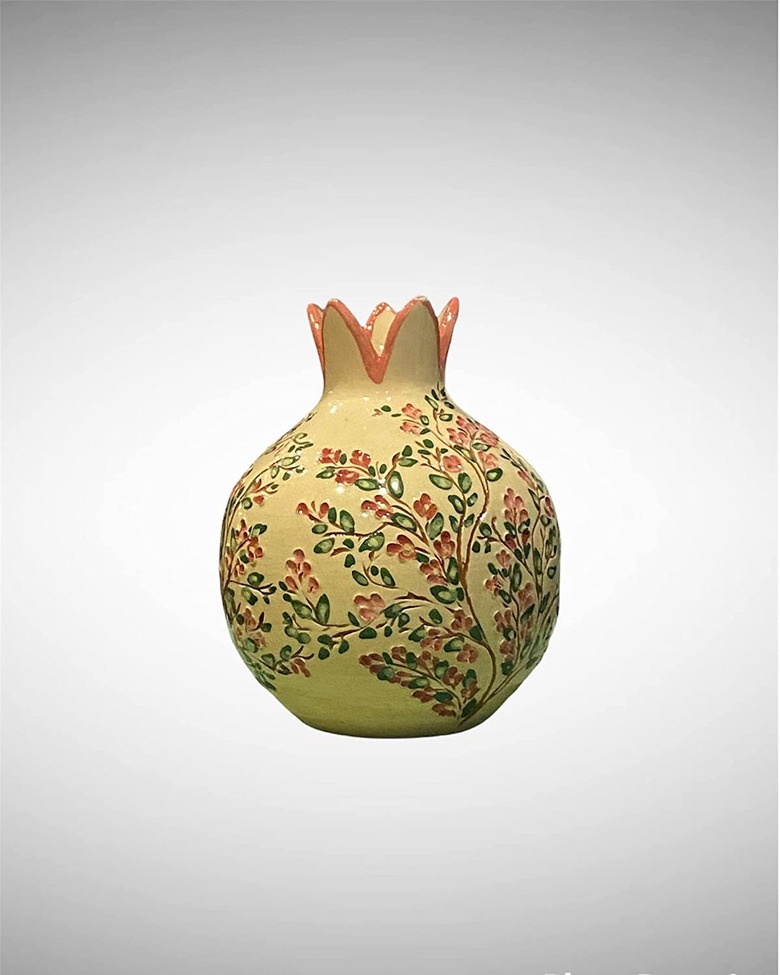 pomegranate shaped vase