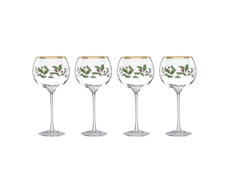 holiday wine glasses