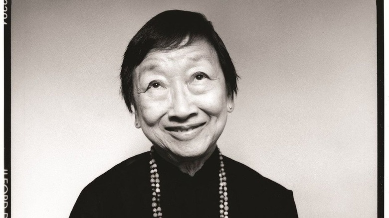 Black and white image of Helen Fong