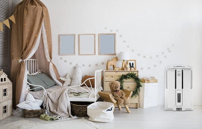 Dehumidifier in kid's bedroom