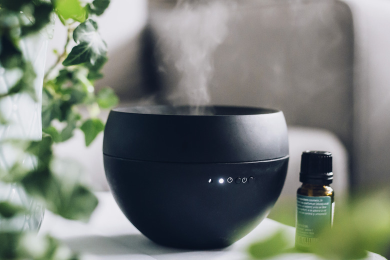 Diffuser with essential oils