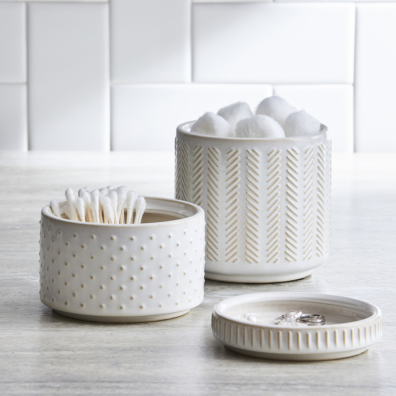 Better Homes & Gardens Modern Farmhouse 3 piece Covered Jar Set, $18.97