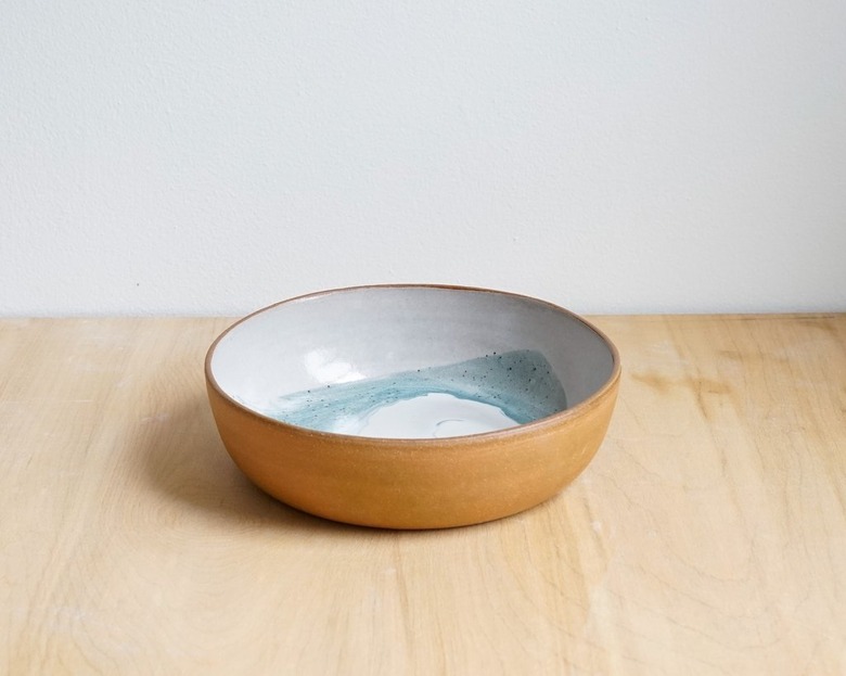 Helen Levi Shallow Bowl, ocean