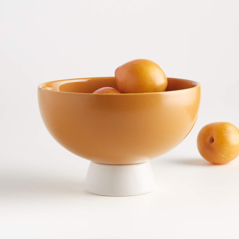 Crate & Barrel Skylar Small Pedestal Bowl