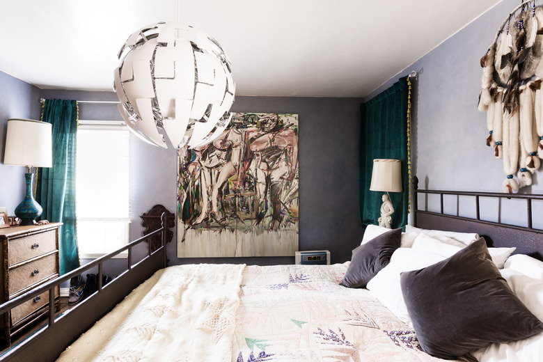 Maximalist bedroom decor