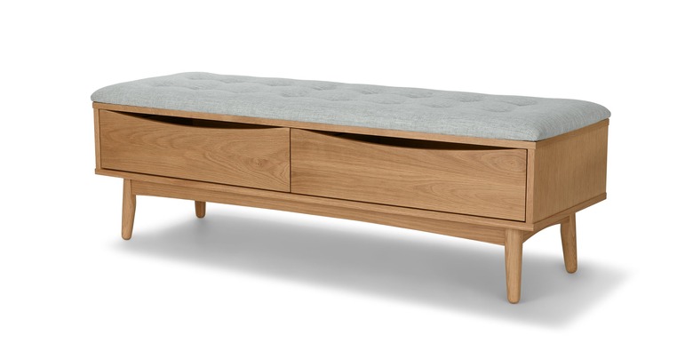 A bench with storage