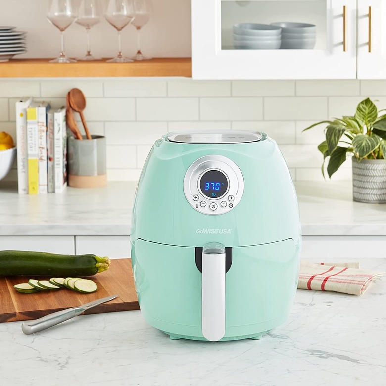 blue-green airfryer