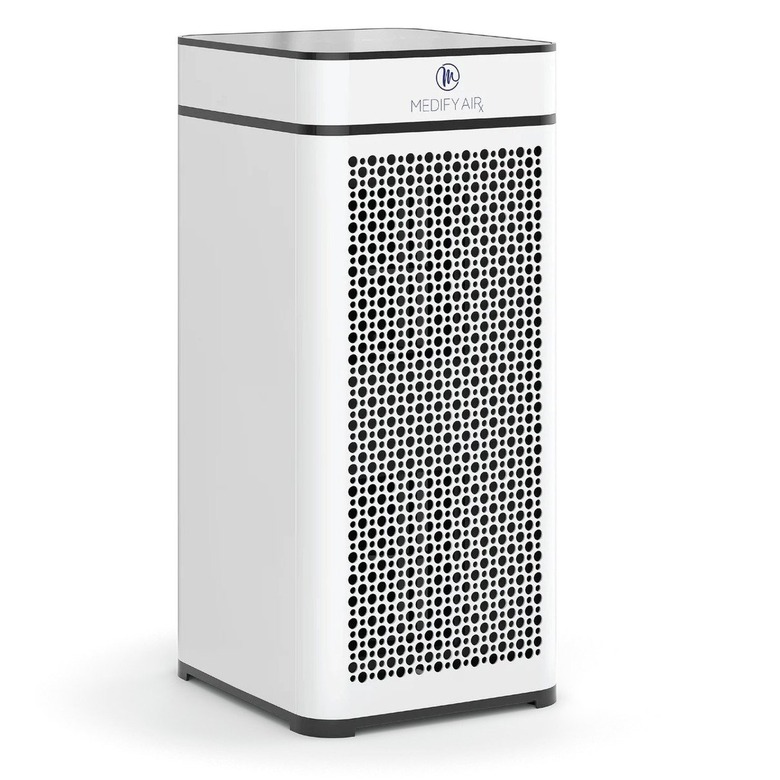 A white air purifier