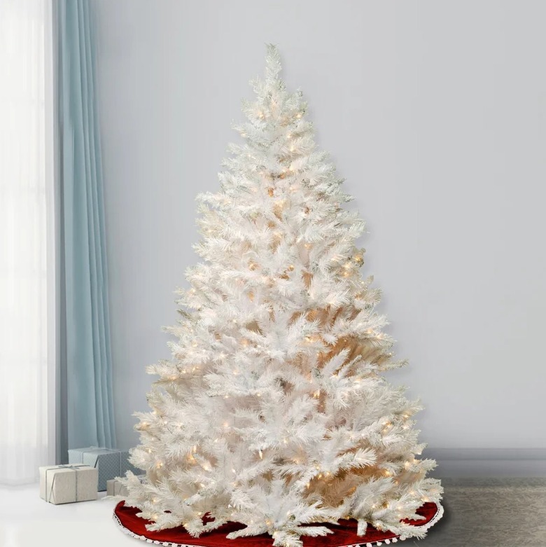 Lighted Artificial Fir Christmas Tree