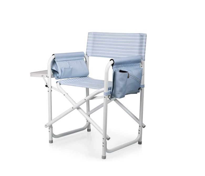 blue beach chair